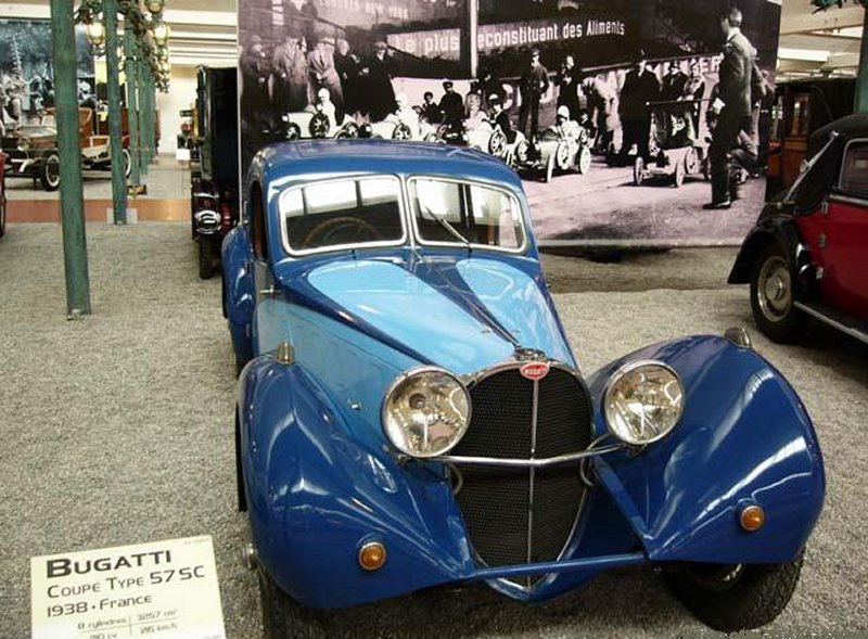 Bugatti Coupe type 57SC 1938 Musee Schlumpf